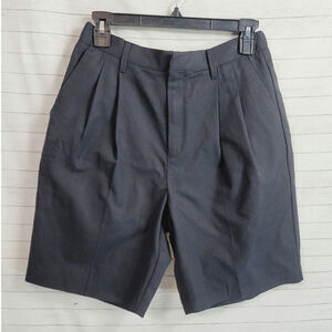 MADEWELL SLOUCHY SHORTS IN BLACK, SZ 0